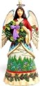 Jim Shore 4049798 Angel and Evergreen Ornament