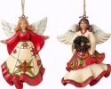 Jim Shore 4051331 Set 2 Angels Ornament