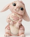 Jim Shore 4051400 Pint Pink Bunny Figurine