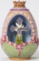 Jim Shore 4051406 Victorian Egg Diora Figurine