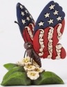 Jim Shore 4051415 Butterfly Mini Red Figurine