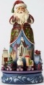 Jim Shore 4051543 Santa Moveable Trai Figurine