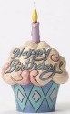 Jim Shore 4052066 Birthday Cupcake Mini Figurine