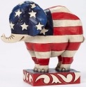 Jim Shore 4052077 Patriotic Elephant Figurine