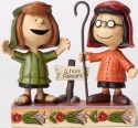 Jim Shore Peanuts 4052717 Marcie and Peppermint Patty