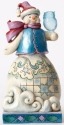 Jim Shore 4053673 Wonderland Snowman Snowf Figurine