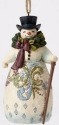 Jim Shore 4053685 Victorian Snowman Wreath Ornament