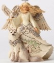 Jim Shore 4053689 Woodland Angel White Figurine