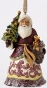 Jim Shore 4053699 Victorian Santa w Tree Ornament