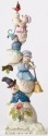 Jim Shore 4053716 Stacked Snowman Fam Figurine