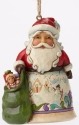 Jim Shore 4053721 Santa Winter Scene Ornament