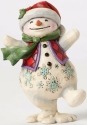 Jim Shore 4053818 Pint Walking Snowma Figurine