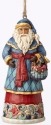 Jim Shore 4053831 Santa Basket Ornament