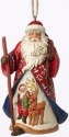 Jim Shore 4053833 Lapland Santa Toyba Ornament