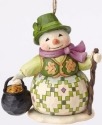 Jim Shore 4053841 Irish Snowman Ornament