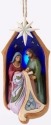 Jim Shore 4053846 Holy Family in Light Ornament