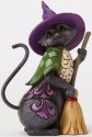 Jim Shore 4053866 Pint Black Cat w Br Figurine