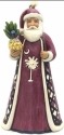 Jim Shore 4054837 SC Santa Garnet Ornament