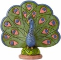 Jim Shore 4055063 Peacock Mini Figurine