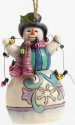 Jim Shore 4055125 Snowman Ornament