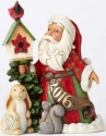 Jim Shore 4055126 Santa Birdhouse Figurine