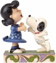 Jim Shore Peanuts 4055941 Snoopy Kissing Lucy Ever