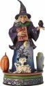 Jim Shore 4056593 Witch w Rotating Ghouls Figurine