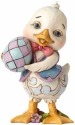 Jim Shore 4056943 Pint Duck Holding Egg Figurine