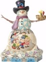 Peanuts by Jim Shore 4057670 Snowman with Peanuts Gang