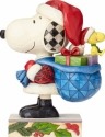 Jim Shore Peanuts 4057672 Santa Snoopy and Woodsto