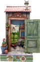 Jim Shore 4057691 Potter's Shed Door Figurine