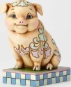 Jim Shore 4057701 Pig Lazy and Loveable Figurine