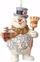 Jim Shore Frosty 4058192 Frosty with Broom Ornament