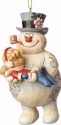 Jim Shore Frosty 4058193 Frosty and Karen Ornament