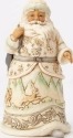 Jim Shore 4058737 Woodland Santa w Skate