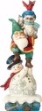 Jim Shore 4058747 Wonderland Stacked Santa