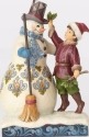 Jim Shore 4058754 Victorian Snowman w Boy