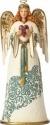 Jim Shore 4058761 Golden Garland Angel Figurine