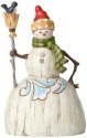 Jim Shore 4058767 Snowman and Broom Figurine