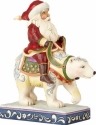 Jim Shore 4058784 Santa Riding Polar