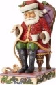 Jim Shore 4058786 Santa in Chair w Li