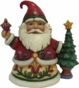 Jim Shore 4058804 Pint Size Santa and Tree Figurine