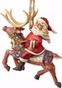 Jim Shore 4058816 Santa on Reindeer