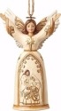 Jim Shore 4058836 Ivory and Gold Nativ