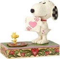 Peanuts by Jim Shore 4059431 Snoopy Love with Woodstock