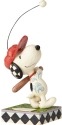 Jim Shore Peanuts 4059433 Snoopy Baseball