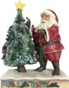 Jim Shore 4059756 Santa Decorating Tr