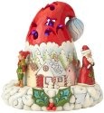 Jim Shore 4060107 Lighted Santa Hat Figurine