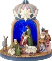 Jim Shore 4060109 Lighted Holy Family Figurine