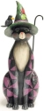 Jim Shore 4060316 Black Cat Witch Statue